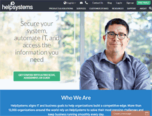 Tablet Screenshot of helpsystems.com